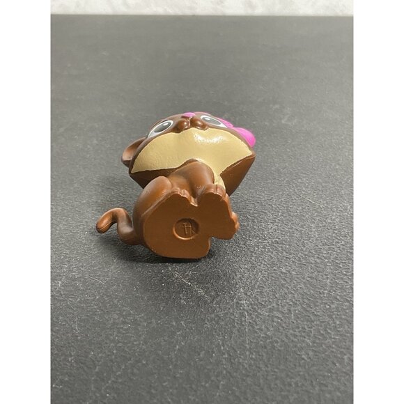 Barbie Doll Pet Animal Vet Cat Figure Pink Bow - Picture 3 of 4